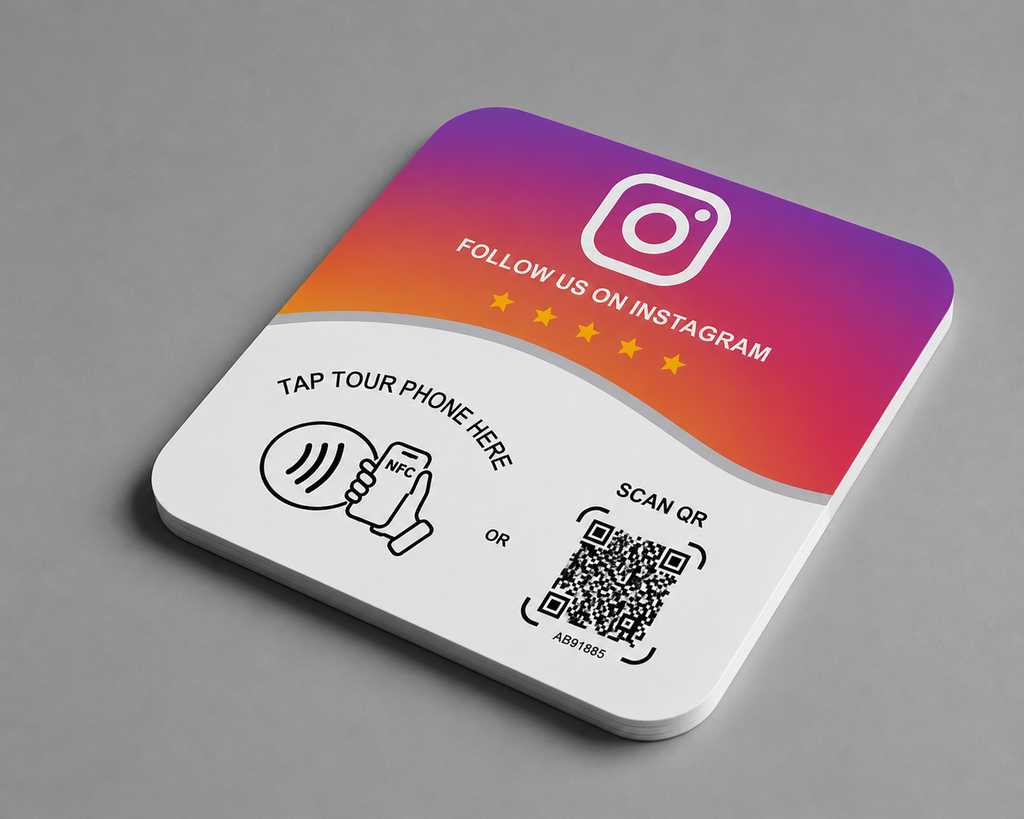 TapStars — Carte NFC Abonnement Instagram